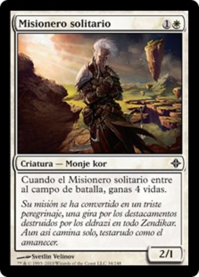 Misionero solitario