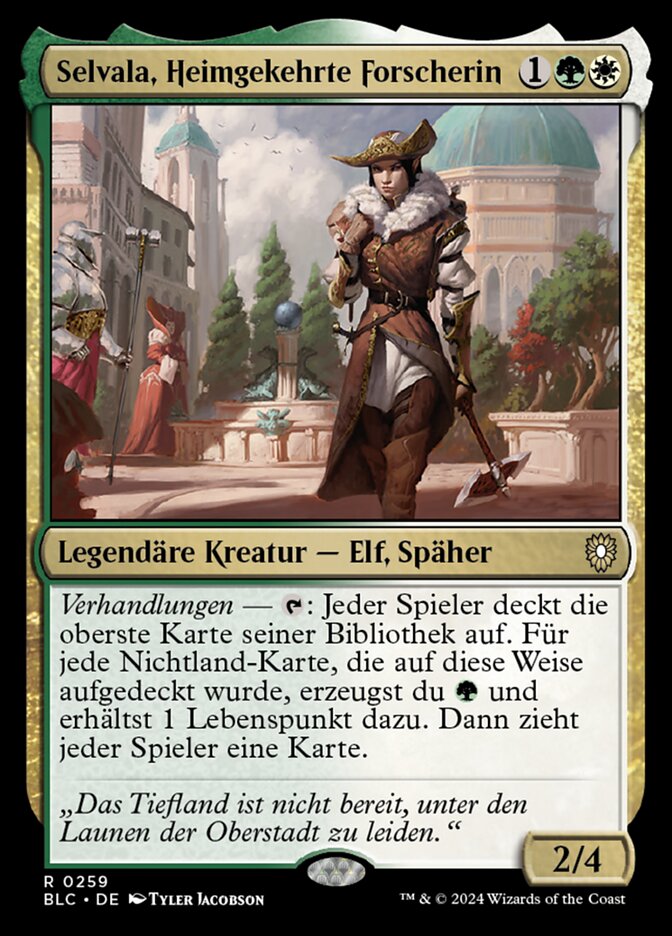 Selvala, Heimgekehrte Forscherin