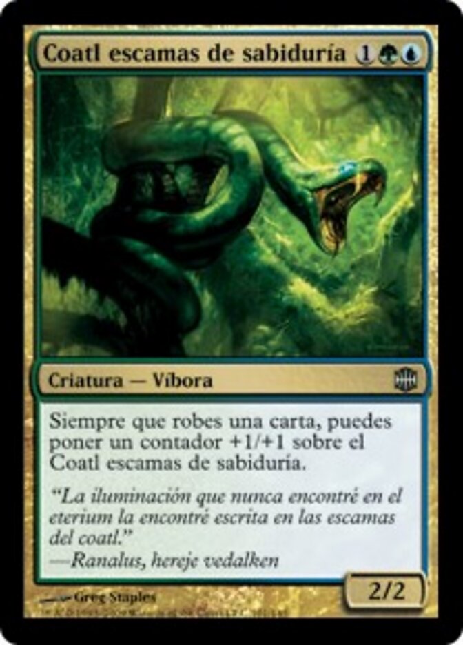 Coatl escamas de sabiduría