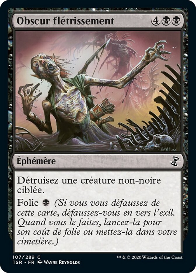 Obscur flétrissement