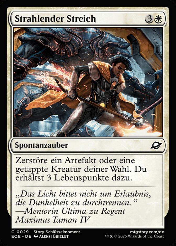 Strahlender Streich