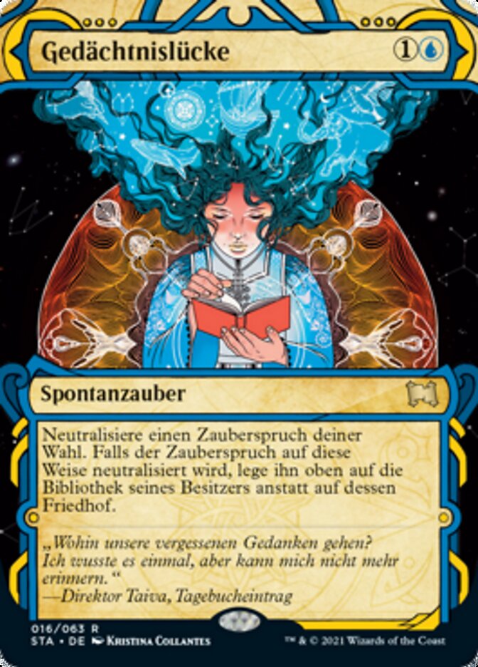 Gedächtnislücke