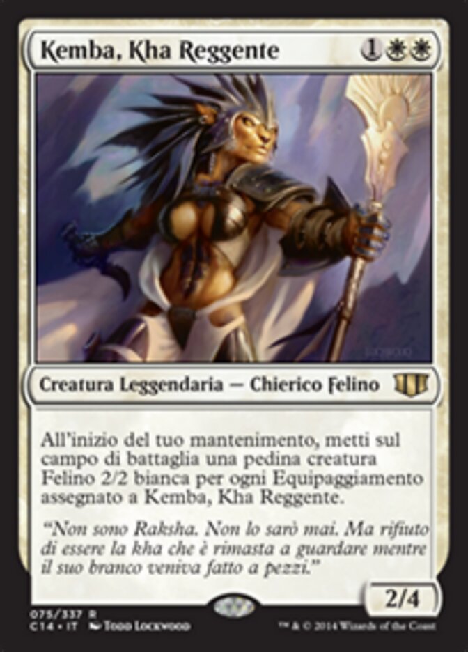 Kemba, Kha Reggente