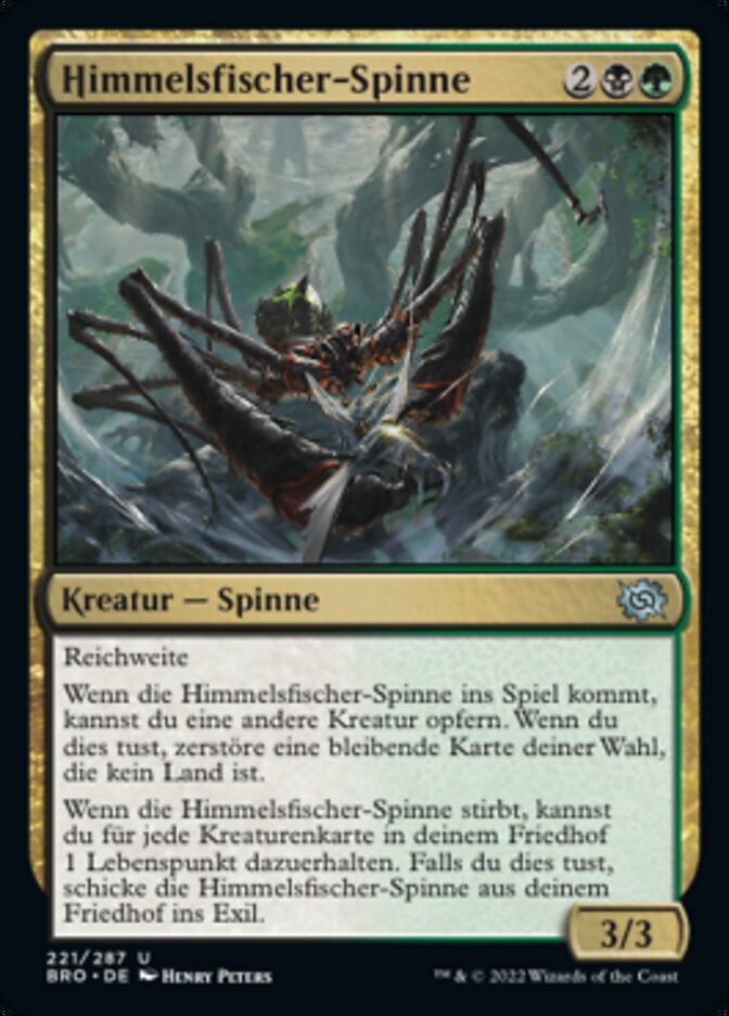 Himmelsfischer-Spinne