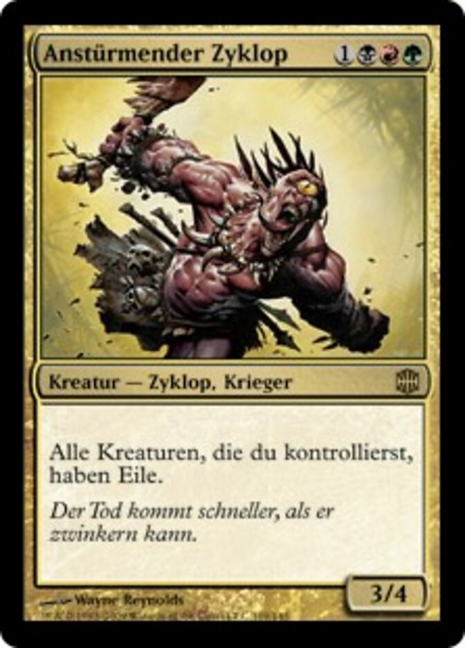 Anstürmender Zyklop
