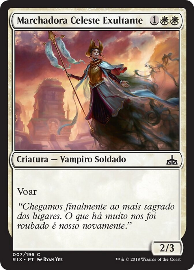 Marchadora Celeste Exultante
