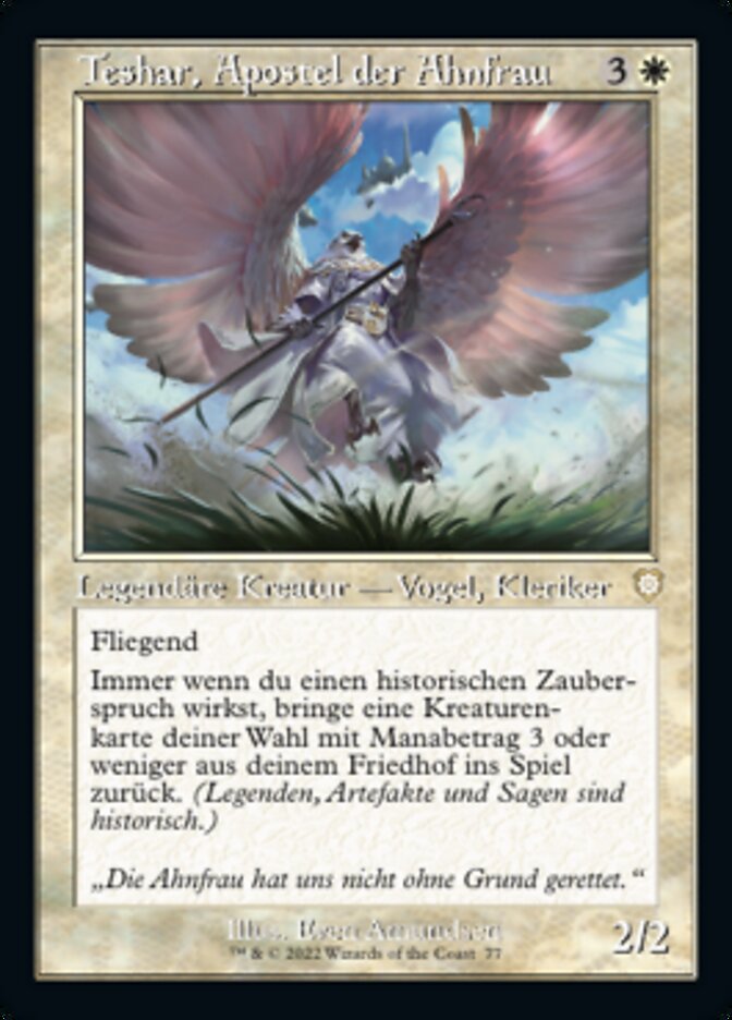 Teshar, Apostel der Ahnfrau
