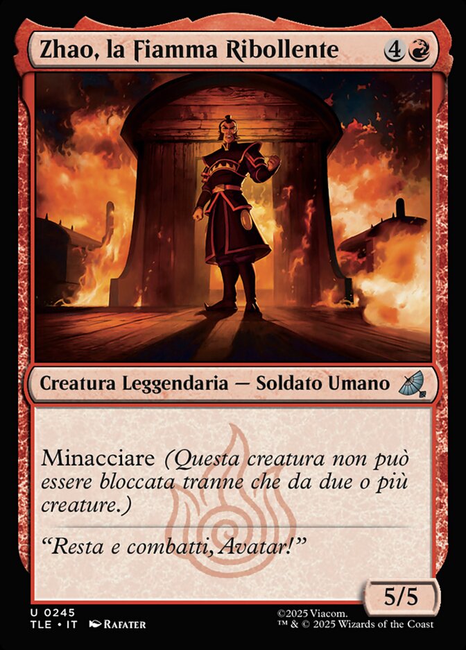 Zhao, la Fiamma Ribollente