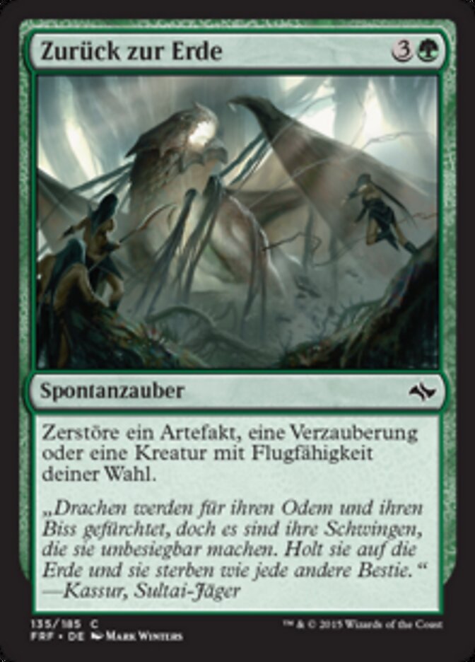 Zurück zur Erde