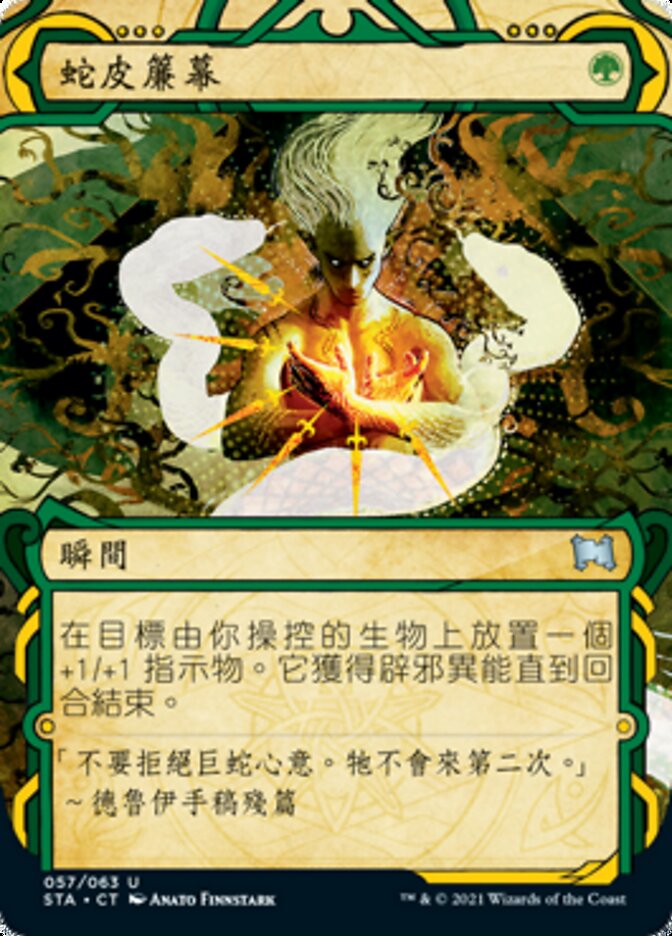 蛇皮簾幕