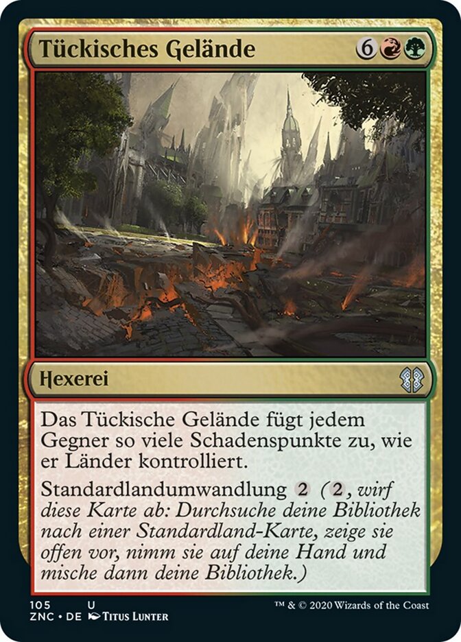 Tückisches Gelände