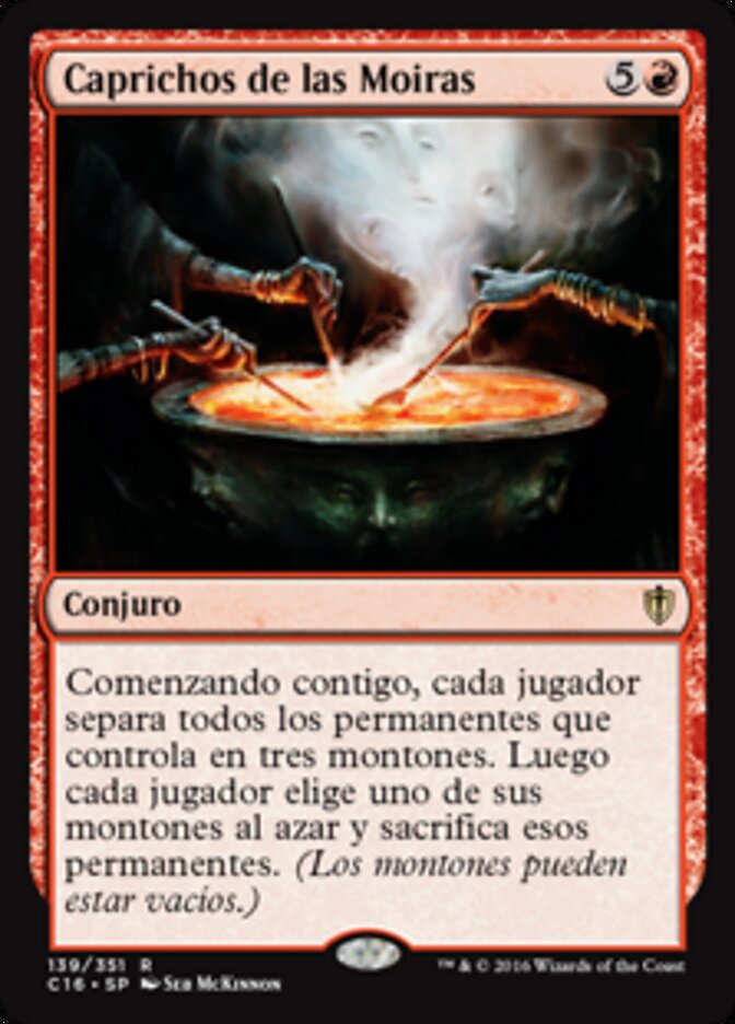 Caprichos de las Moiras