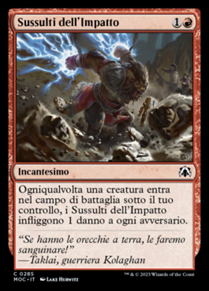 Sussulti dell'Impatto