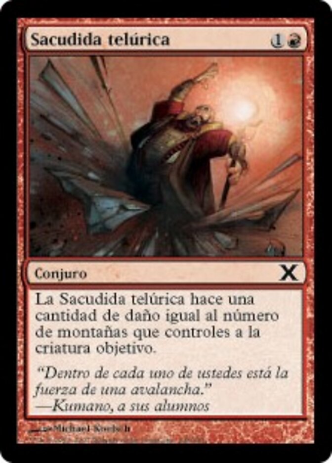 Sacudida telúrica