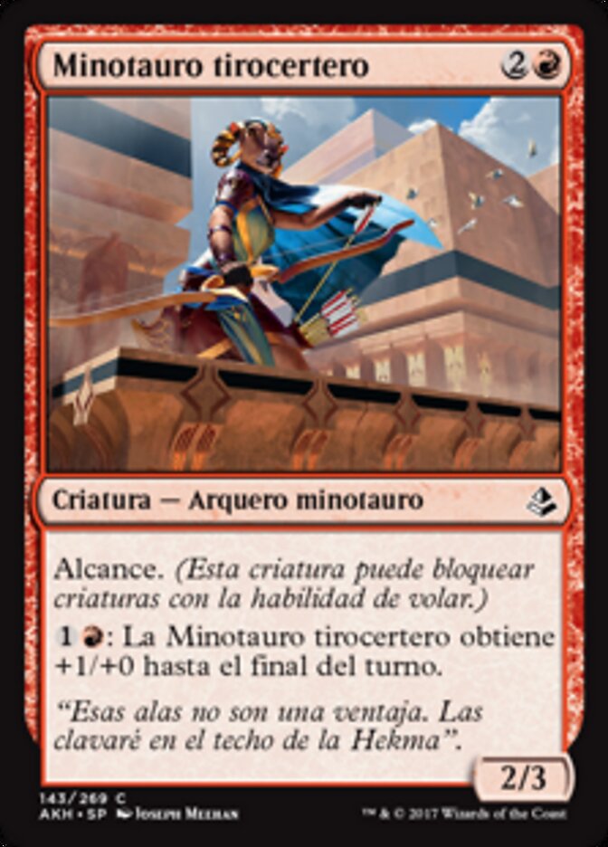 Minotauro tirocertero