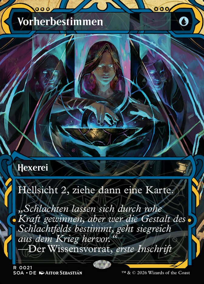 Vorherbestimmen