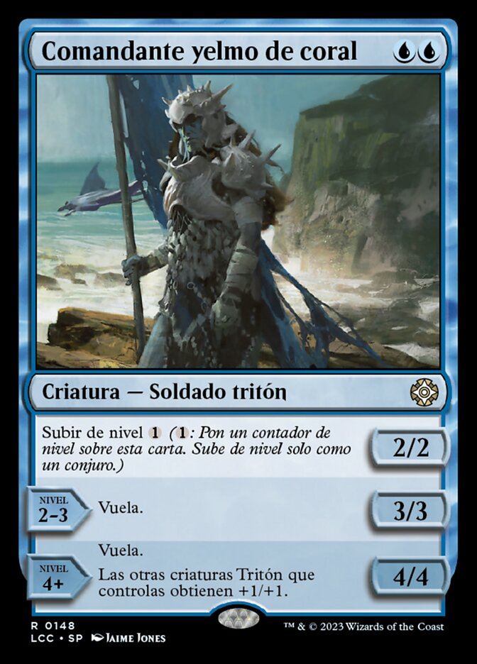 Comandante yelmo de coral