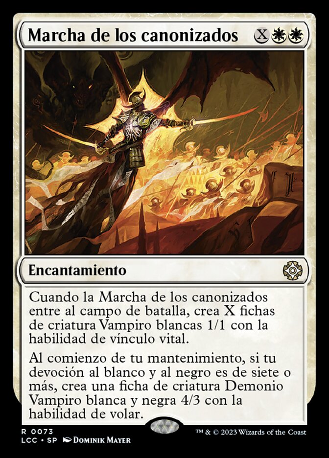 Marcha de los canonizados