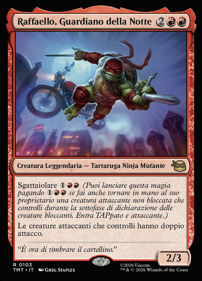 Raffaello, Guardiano della Notte