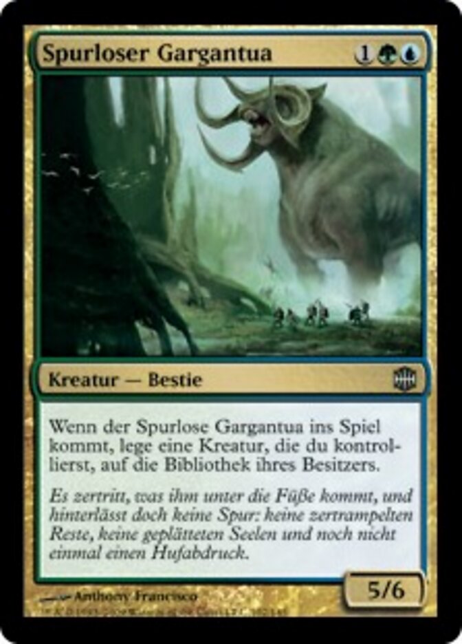 Spurloser Gargantua