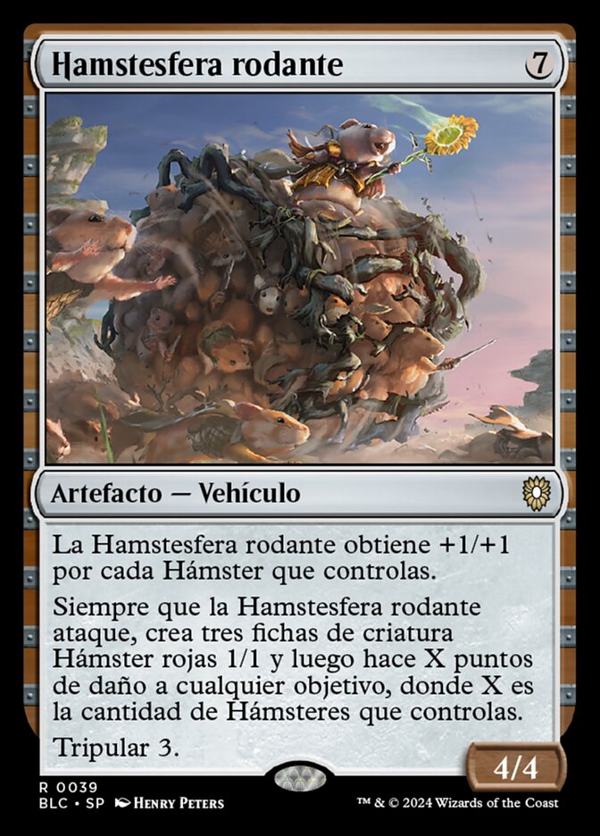 Hamstesfera rodante