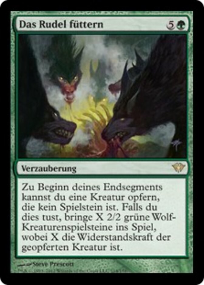 Das Rudel füttern