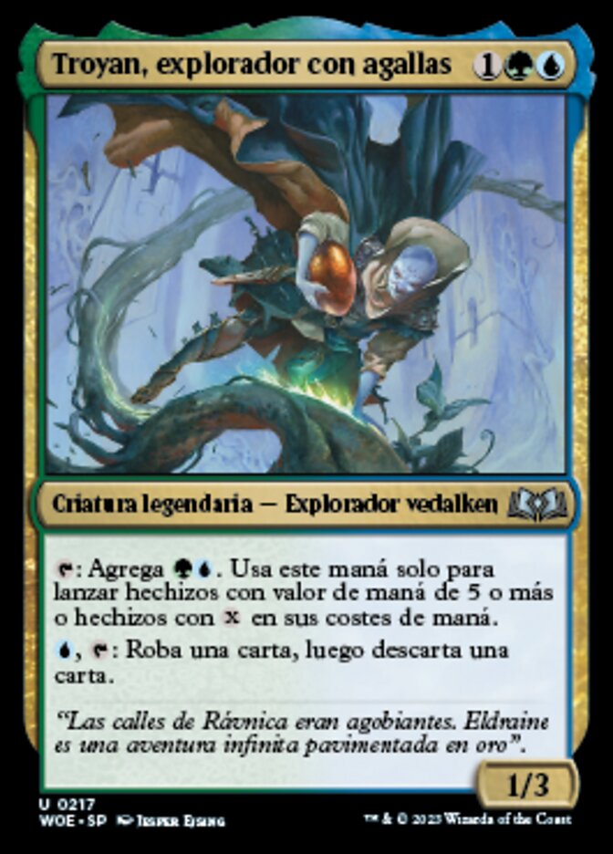 Troyan, explorador con agallas