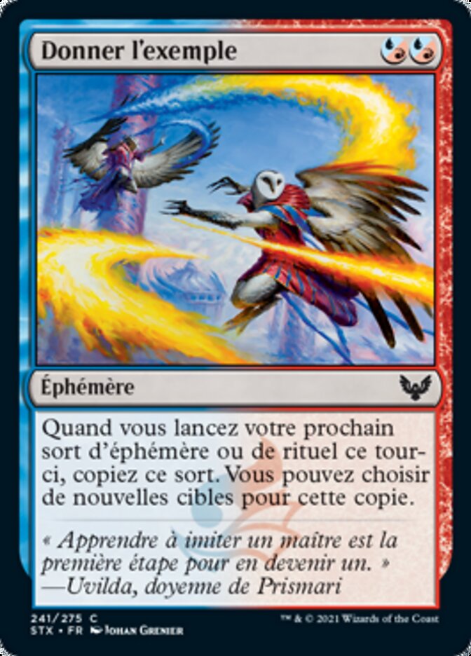 Donner l'exemple