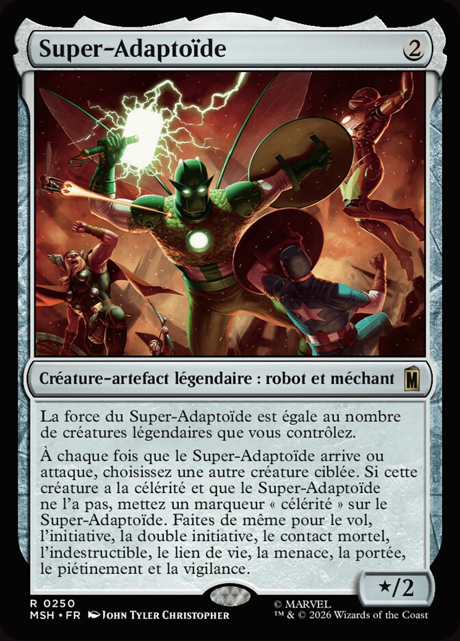 Super-Adaptoïde