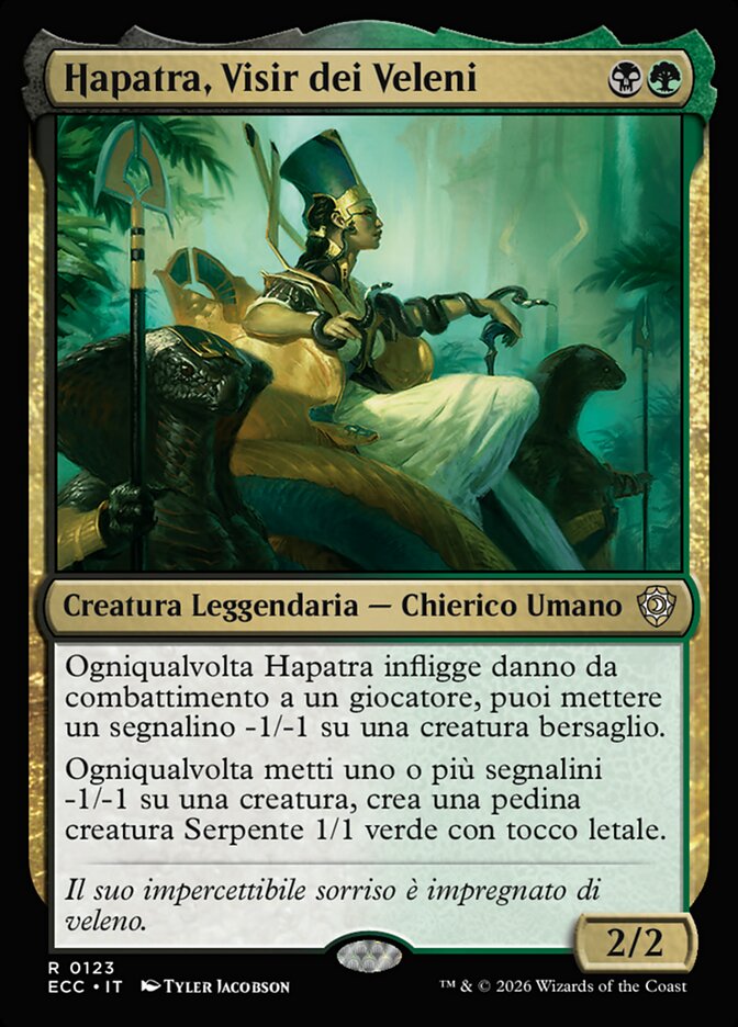 Hapatra, Visir dei Veleni