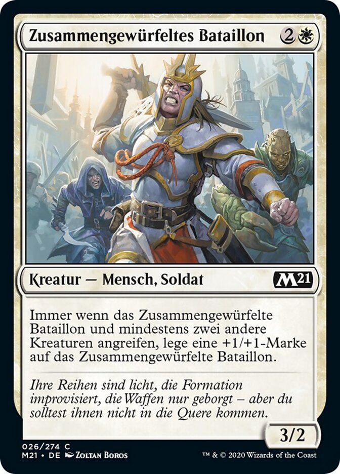 Zusammengewürfeltes Bataillon