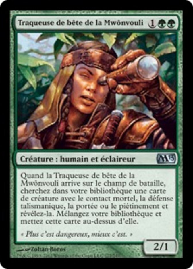 Traqueuse de bête de la Mwônvouli