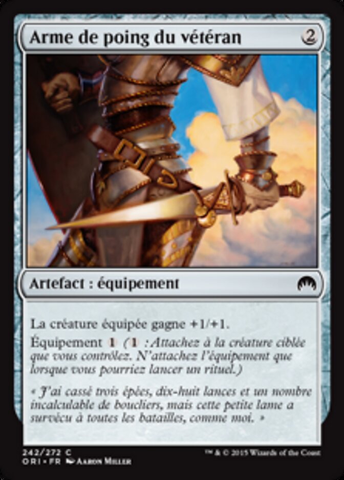 Arme de poing du vétéran