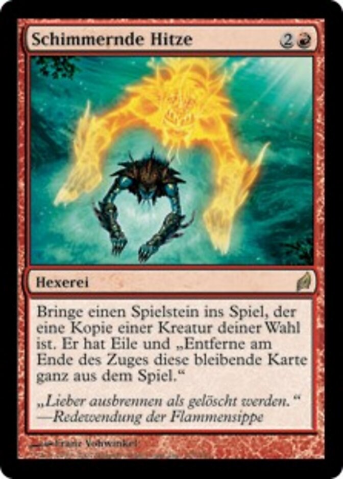 Schimmernde Hitze