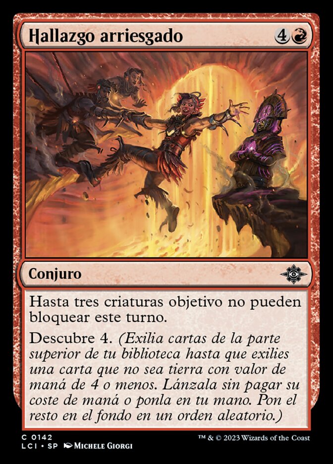 Hallazgo arriesgado