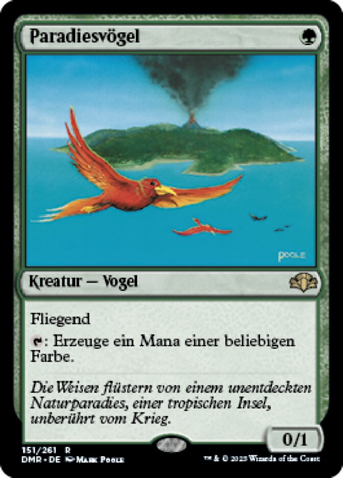 Paradiesvögel