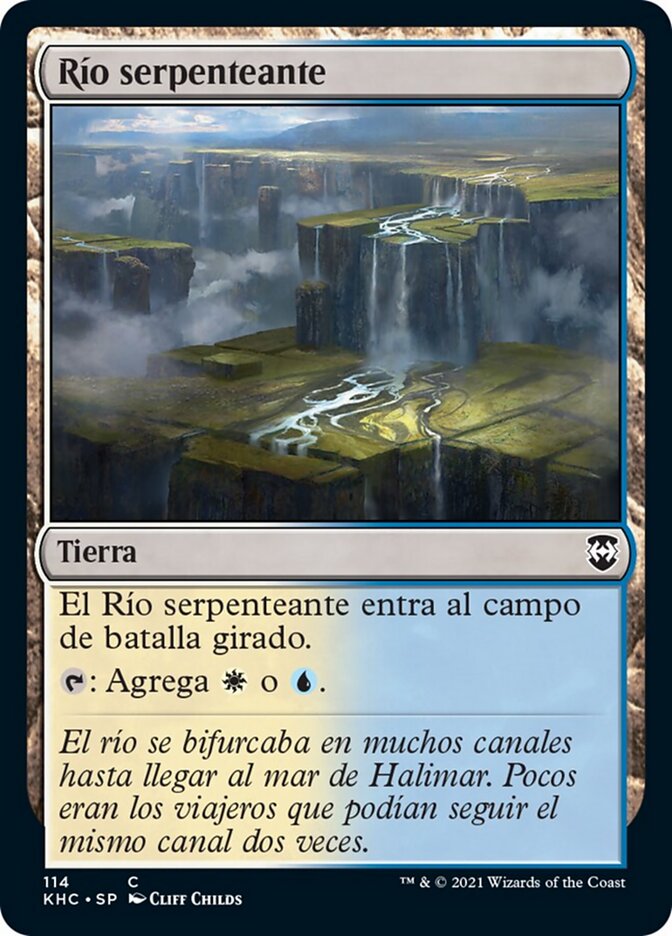 Río serpenteante