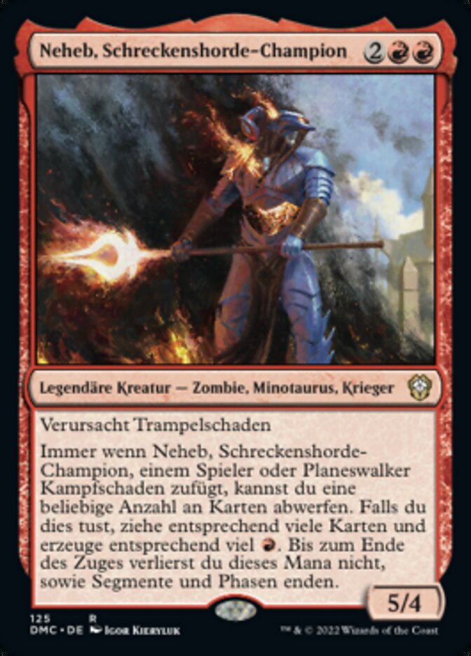 Neheb, Schreckenshorde-Champion