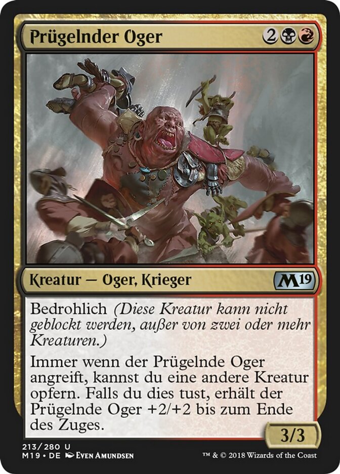 Prügelnder Oger