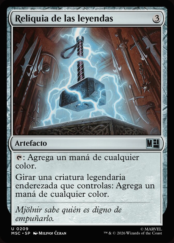 Reliquia de las leyendas