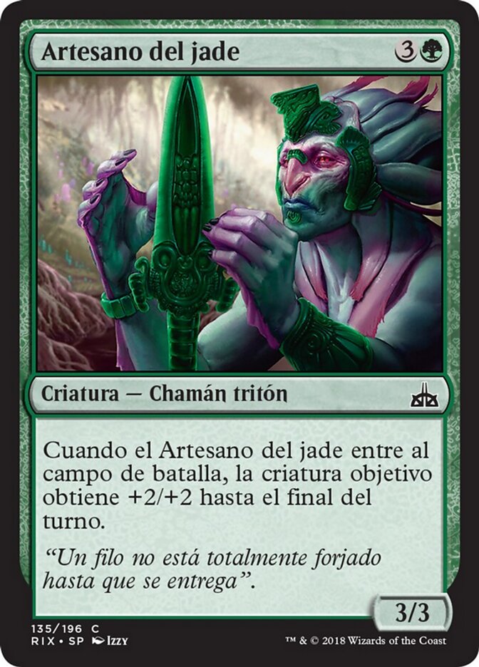 Artesano del jade