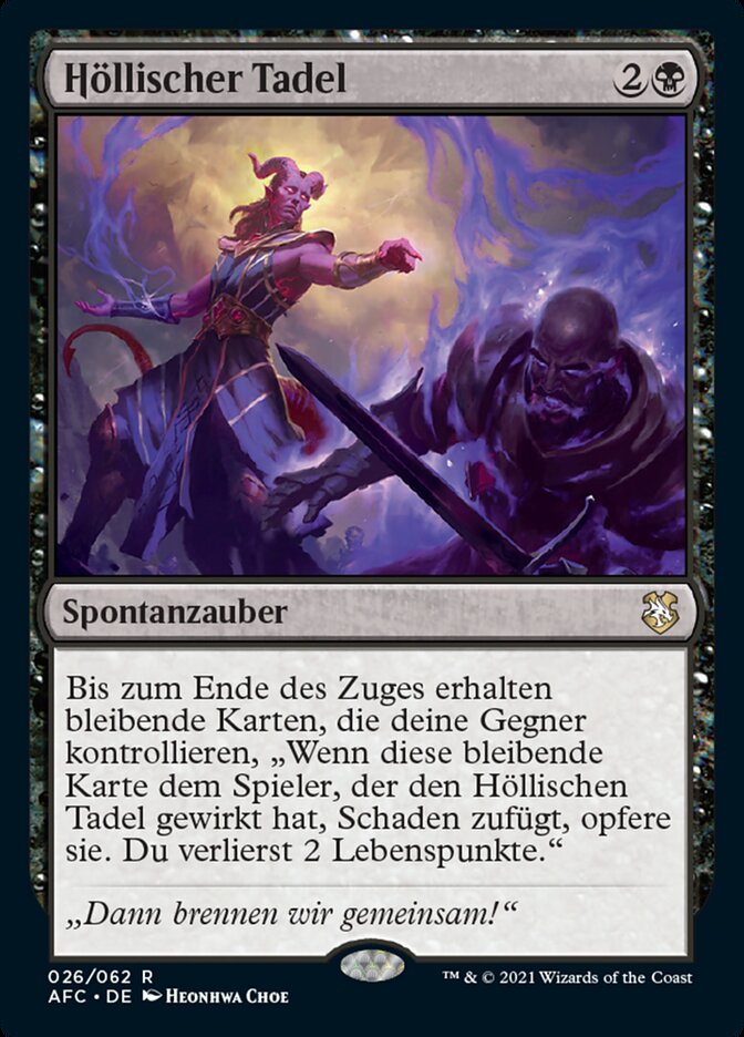 Höllischer Tadel
