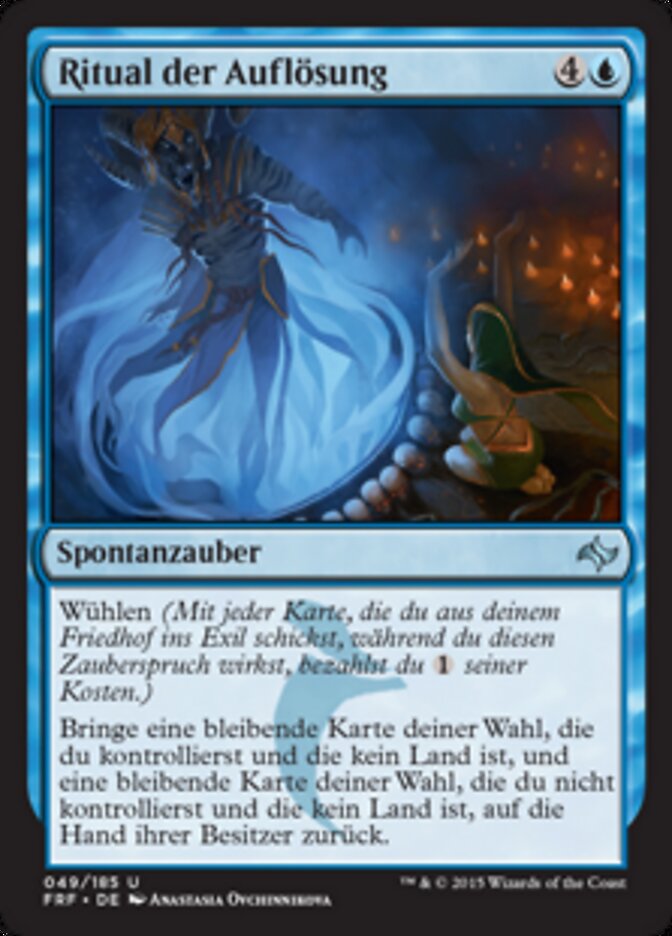 Ritual der Auflösung