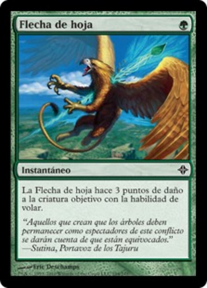 Flecha de hoja