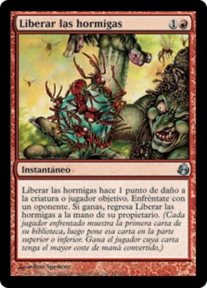 Liberar las hormigas