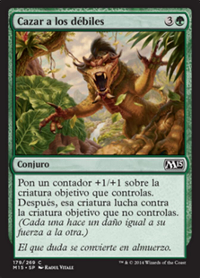 Cazar a los débiles