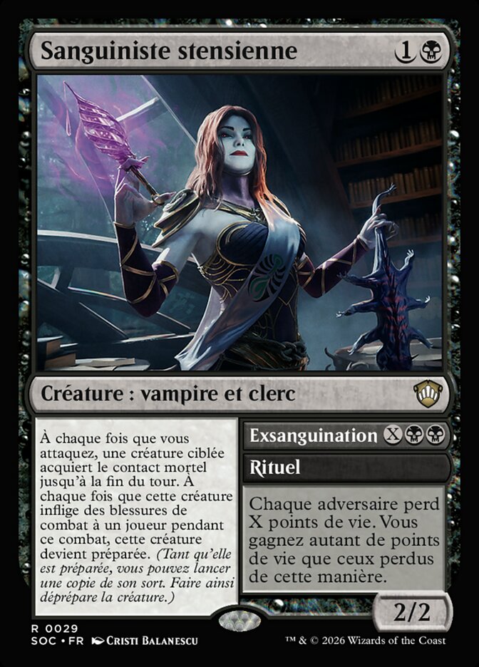 Stensian Sanguinist // Exsanguinate