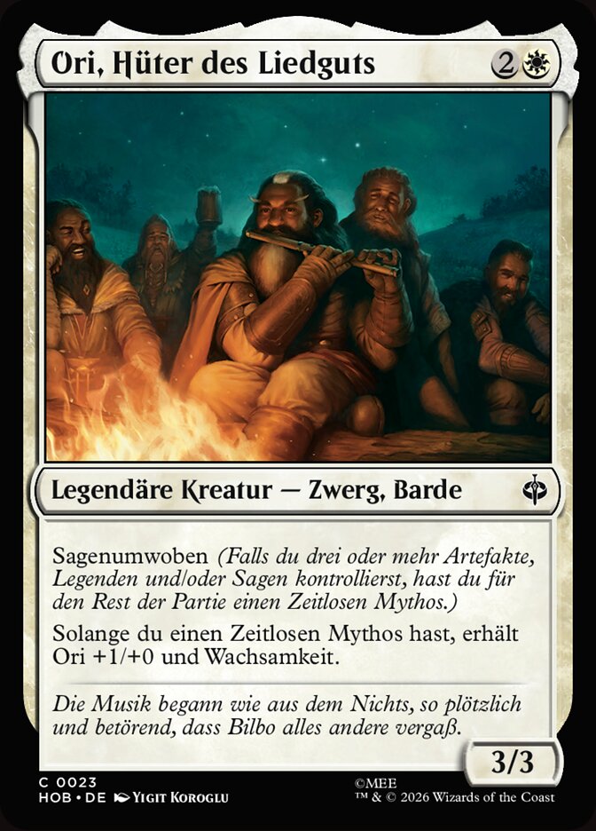 Ori, Hüter des Liedguts