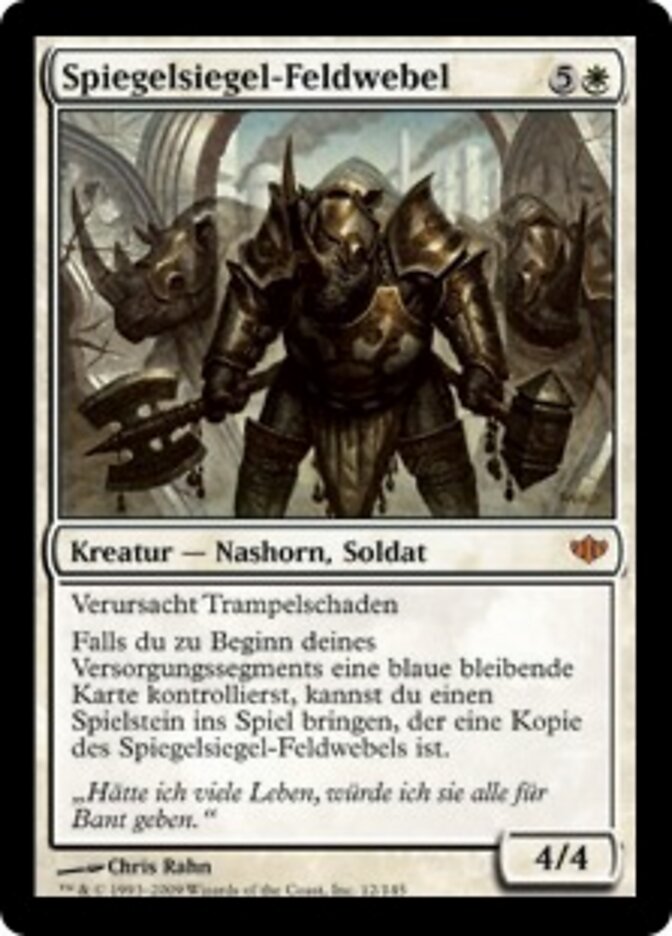 Spiegelsiegel-Feldwebel