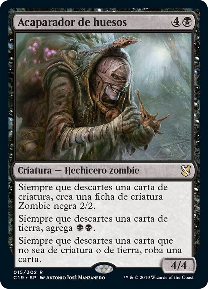 Acaparador de huesos
